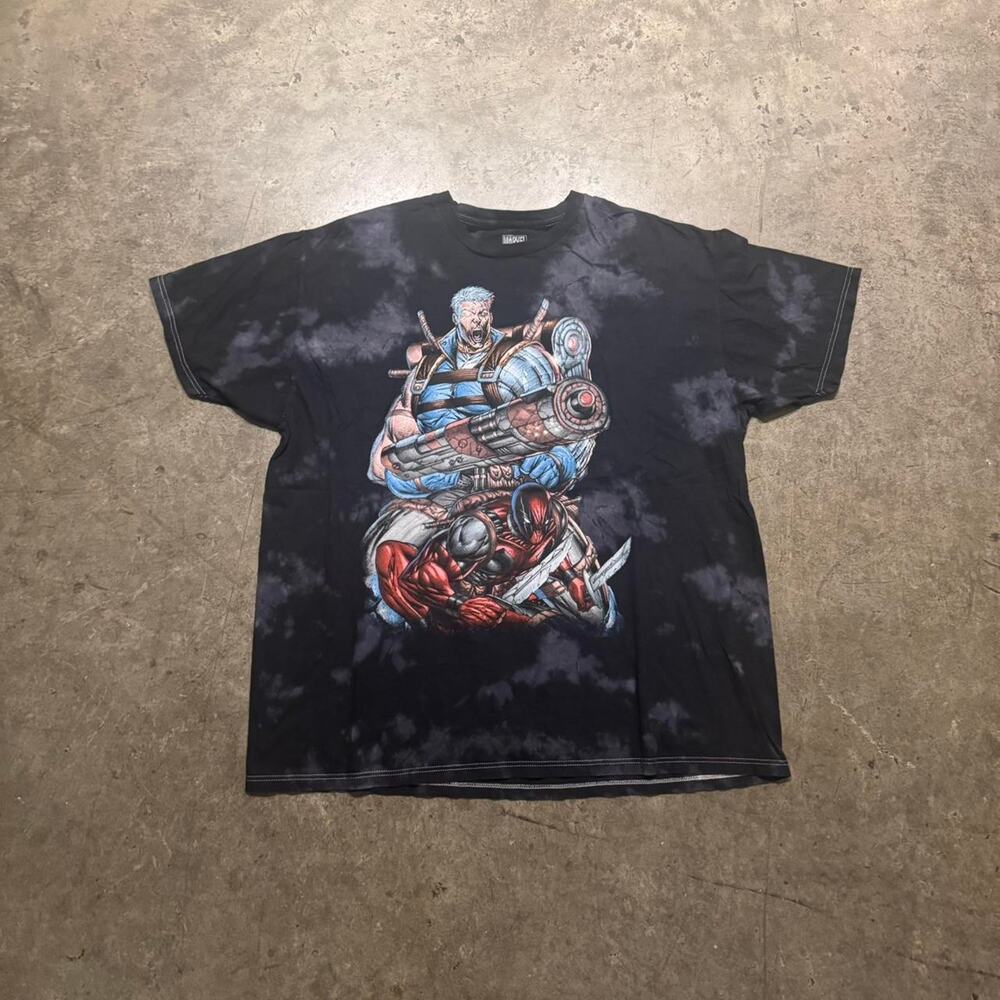 Deadpool vs cable tie dye tee